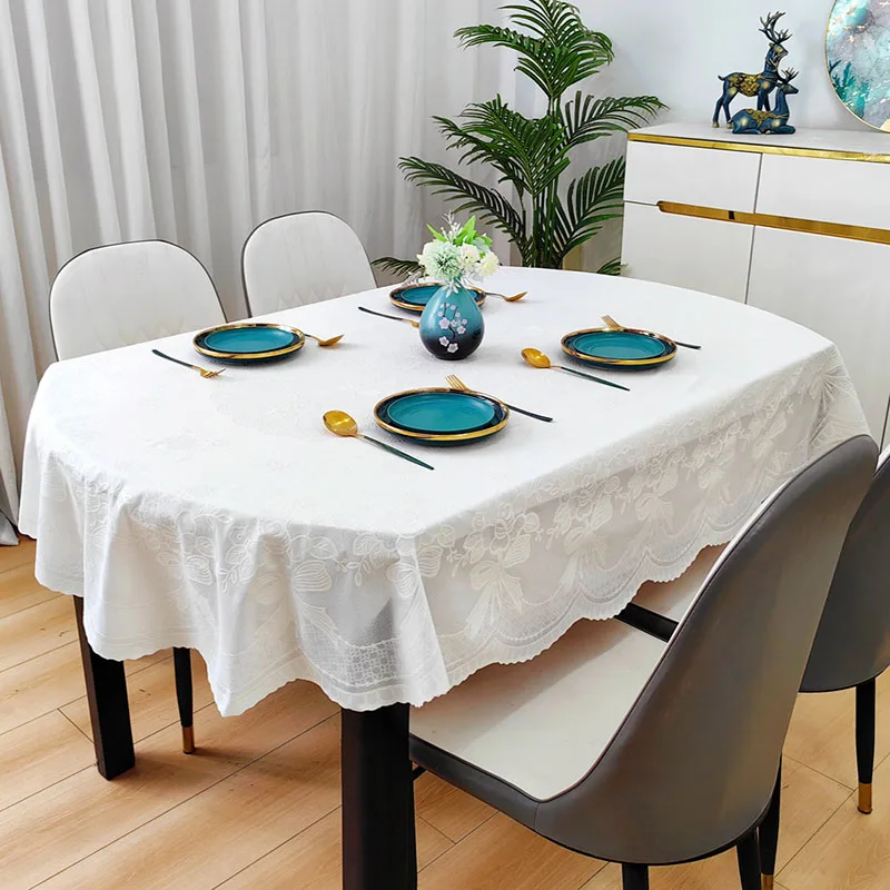 Nouvelle nappe ovale en PVC im - Home Textiles News avis et prix