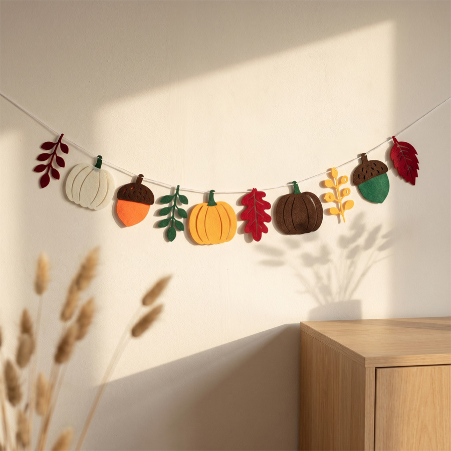 Drapeau de l'automne avec feui - Home Textiles And Decor avis et prix